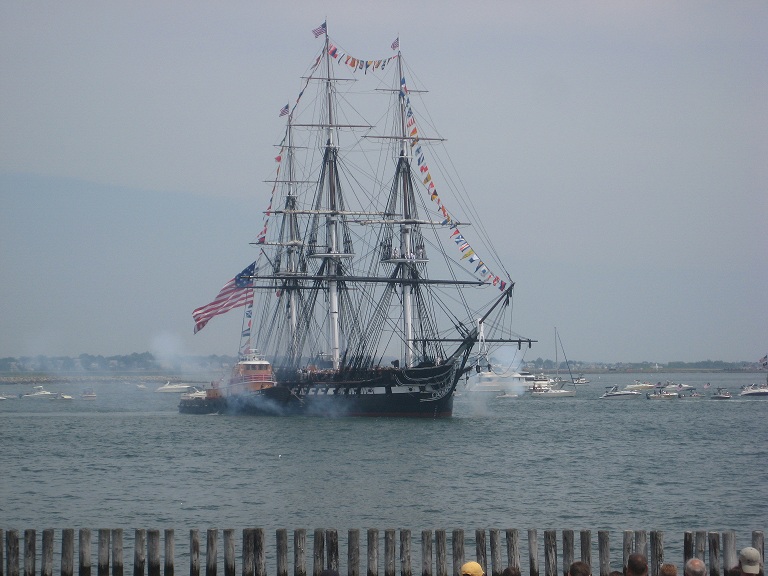 USS Constitution 2011 Guns Firing